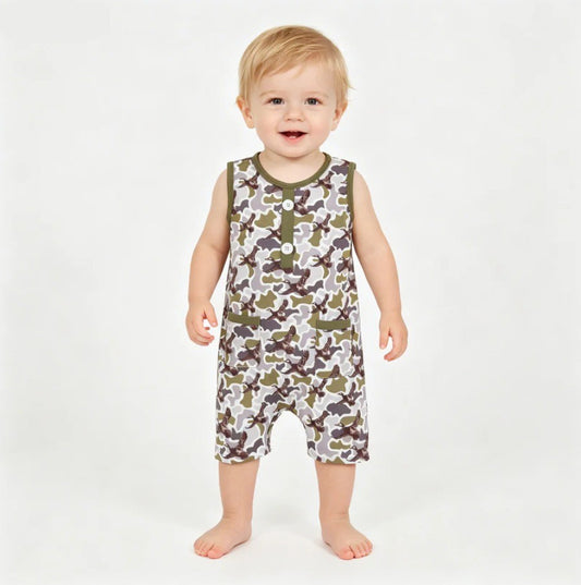 Duck Camo Romper